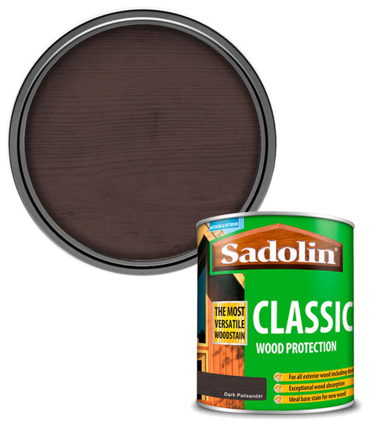 SADOLIN CLASSIC ALL PURPOSE WOODSTAIN DARK PALISANDER 1L