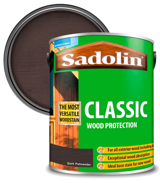 SADOLIN CLASSIC ALL PURPOSE WOODSTAIN DARK PALASANDRA 5L