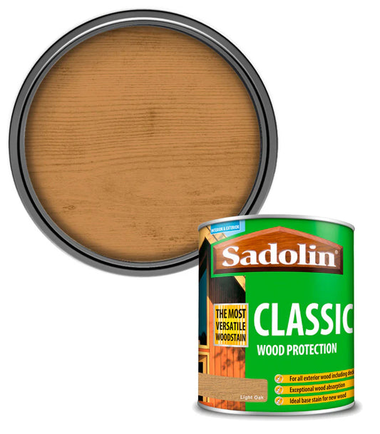 SADOLIN CLASSIC ALL PURPOSE WOODSTAIN LIGHT OAK 1L