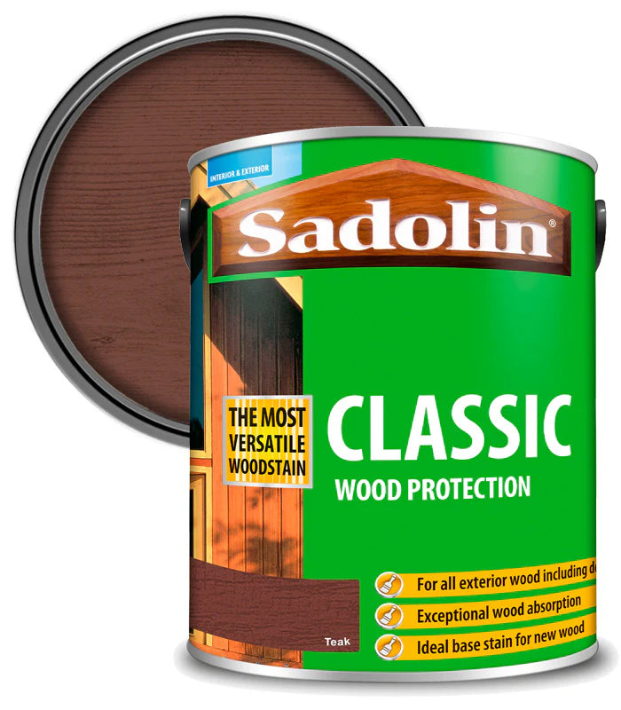 SADOLIN CLASSIC ALL PURPOSE WOODSTAIN  TEAK 5L