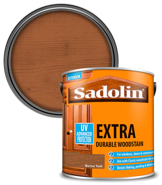 SADOLIN EXTRA DURABLE WOODSTAIN BURMA TEAK 2.5L