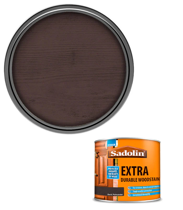 SADOLIN EXTRA DURABLE WOODSTAIN DARK PALISANDER 500ML