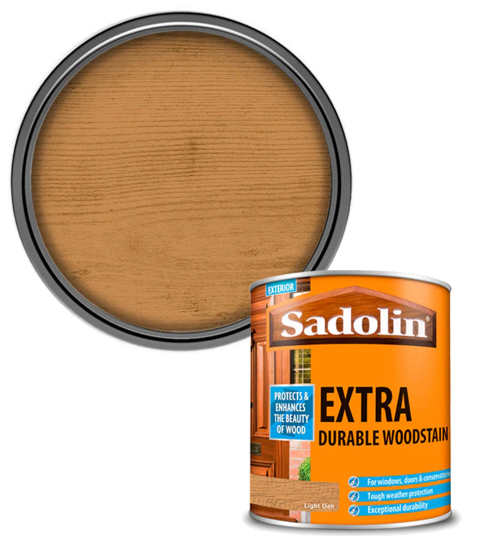 SADOLIN EXTRA DURABLE WOODSTAIN LIGHT OAK 1L