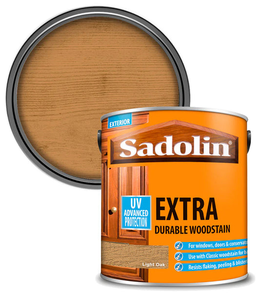 SADOLIN EXTRA DURABLE WOODSTAIN LIGHT OAK 2.5L