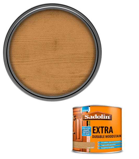 SADOLIN EXTRA DURABLE WOODSTAIN LIGHT OAK 500ML