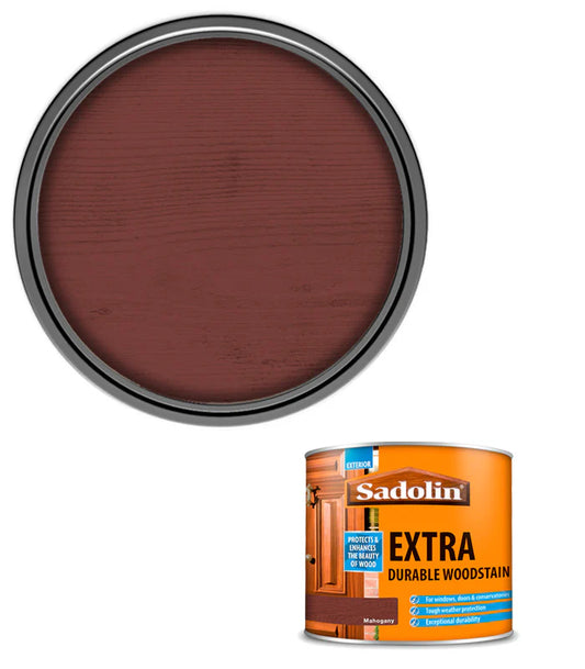 SADOLIN EXTRA DURABLE WOODSTAIN MAHOGANY 500ML