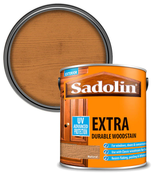 SADOLIN EXTRA DURABLE WOODSTAIN NATURAL 2.5L