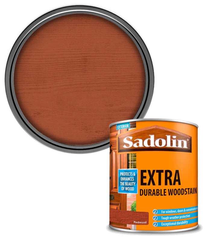 SADOLIN EXTRA DURABLE WOODSTAIN REDWOOD 1L