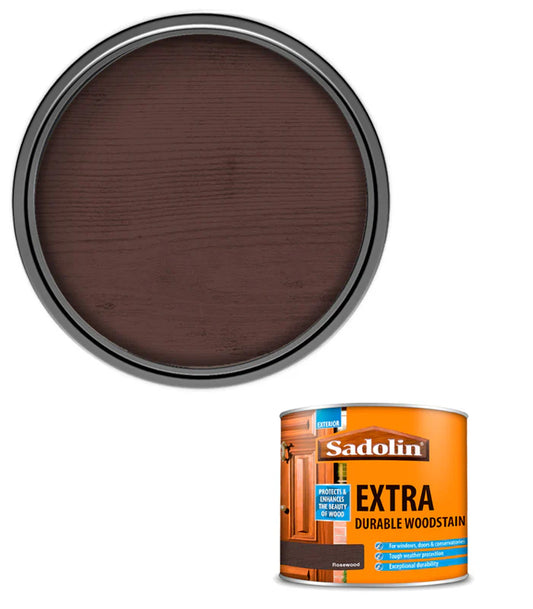 SADOLIN EXTRA DURABLE WOODSTAIN ROSEWOOD 500ML