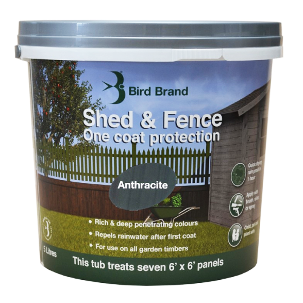 SHED & FENCE OCP ANTHRACITE GREY 5L
