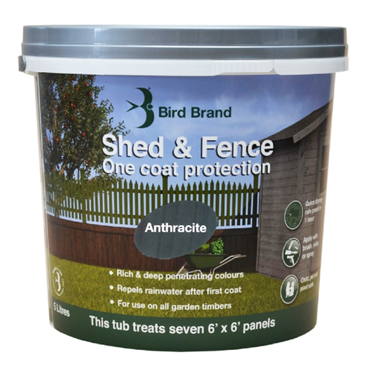 SHED & FENCE OCP ANTHRACITE GREY 5L