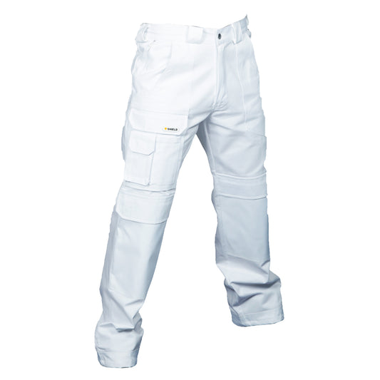 SHIELD TROUSER - WHITE 34" WAIST X 34" LEG