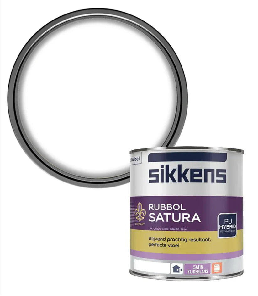 SIKKENS RUBBOL SATURA SATIN WHITE 1L