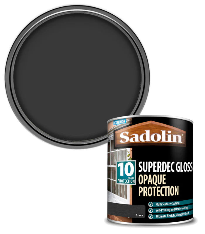 SADOLIN SUPERDEC GLOSS BLACK 1L