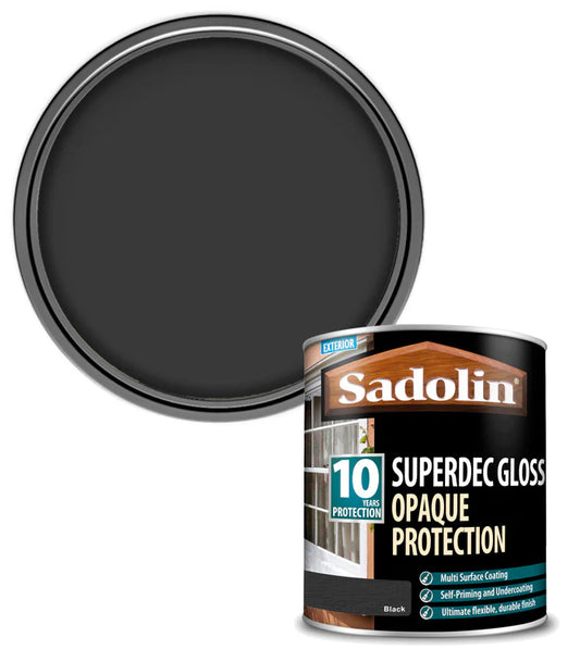 SADOLIN SUPERDEC GLOSS BLACK 1L