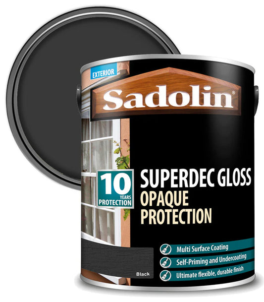 SADOLIN SUPERDEC GLOSS BLACK 5L