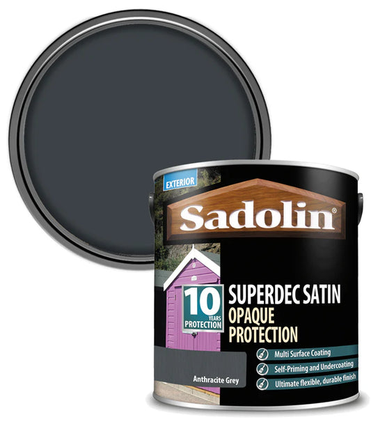 SADOLIN SUPERDEC ANTHRACITE GREY 2.5L