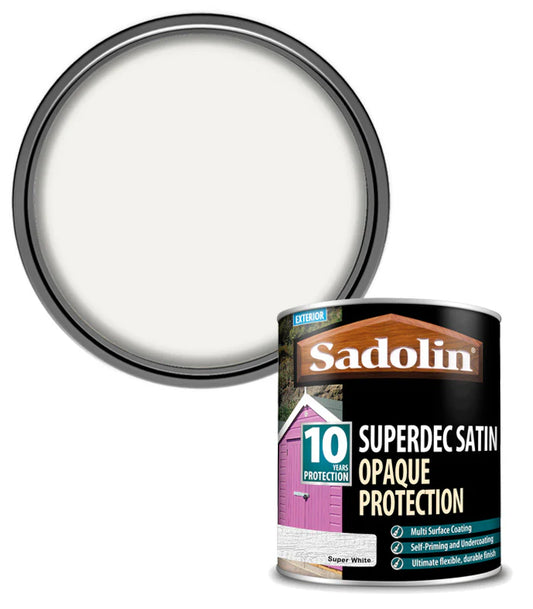 SADOLIN SUPERDEC SATIN SUPER WHITE 1L