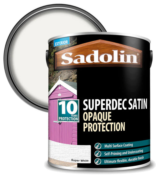 SADOLIN SUPERDEC SATIN SUPER WHITE 5L