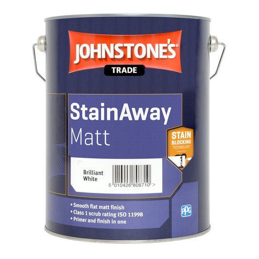 JOHNSTONE'S STAINAWAY MATT BRILLIANT WHITE 5L