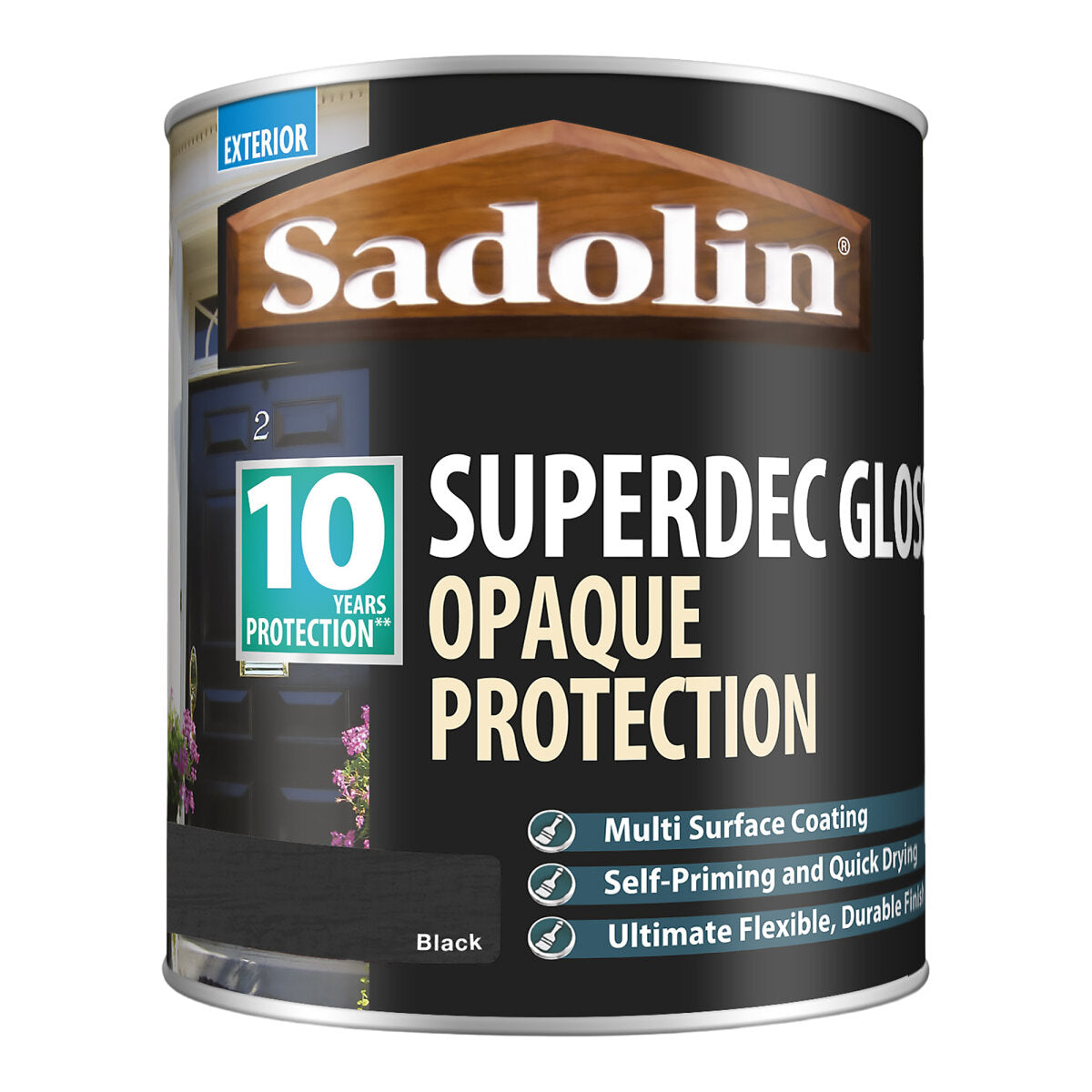 SADOLIN SUPERDEC GLOSS BLACK 1L