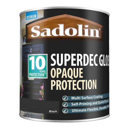 SADOLIN SUPERDEC GLOSS BLACK 1L