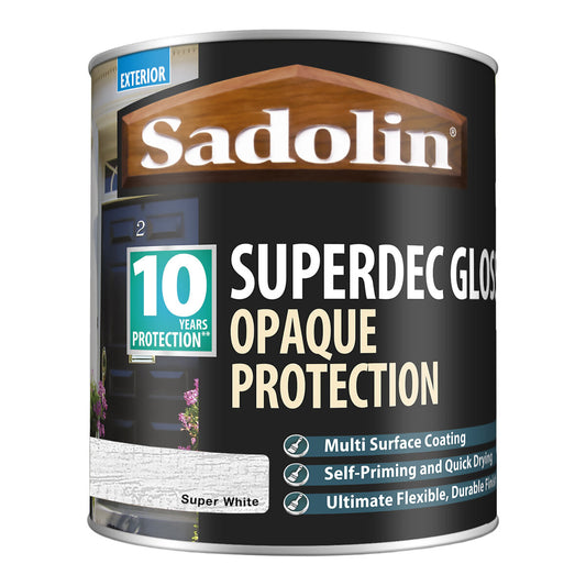 SADOLIN SUPERDEC GLOSS SUPER WHITE 1L
