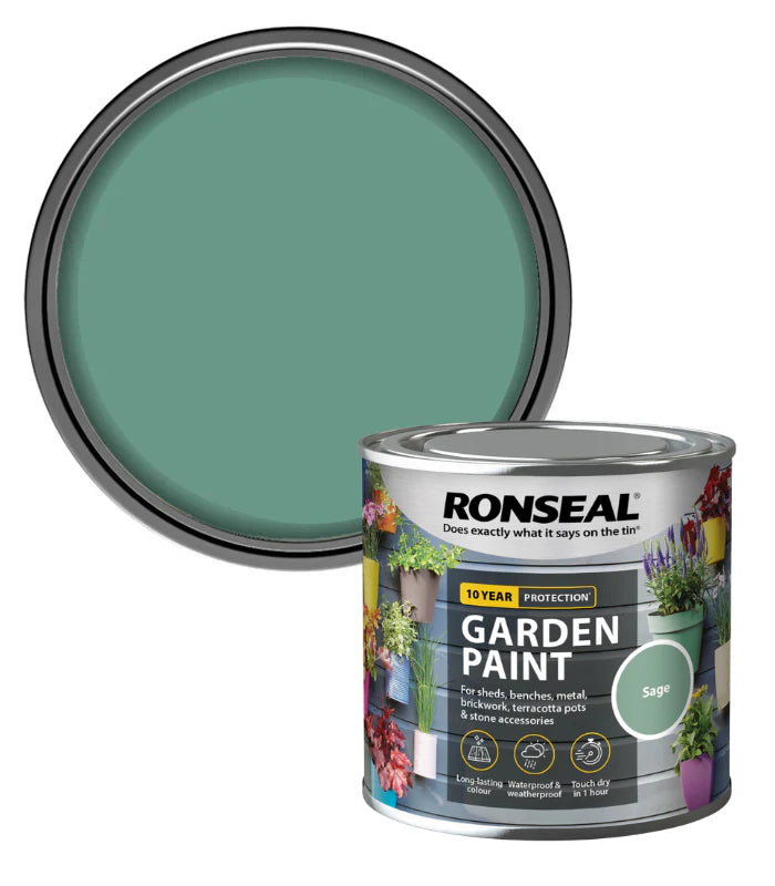 RONSEAL GARDEN PAINT - SAGE 250ML