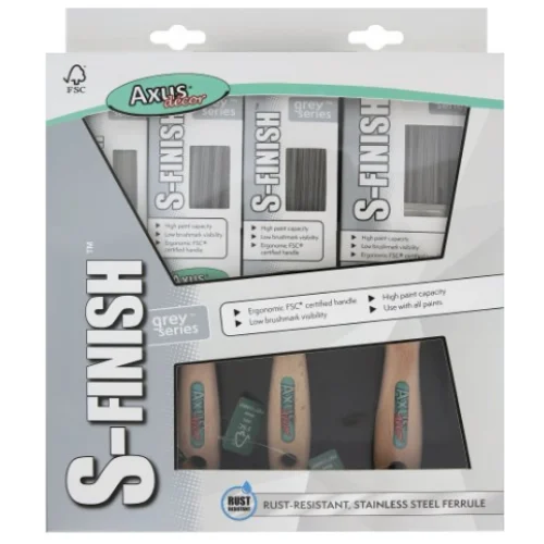 AXUS S- FINISH (PACK OF 4) 1", x2 2" & 3"