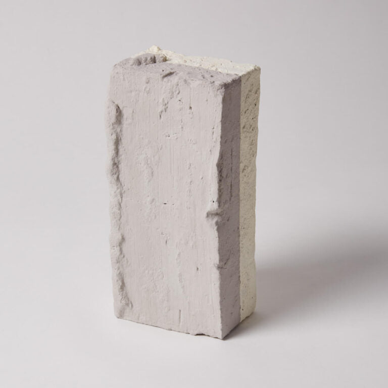 Concrete block on a white background