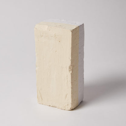 White brick on a light gray background