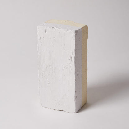 Concrete block on a white background