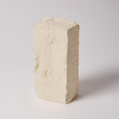 White brick on a light gray background