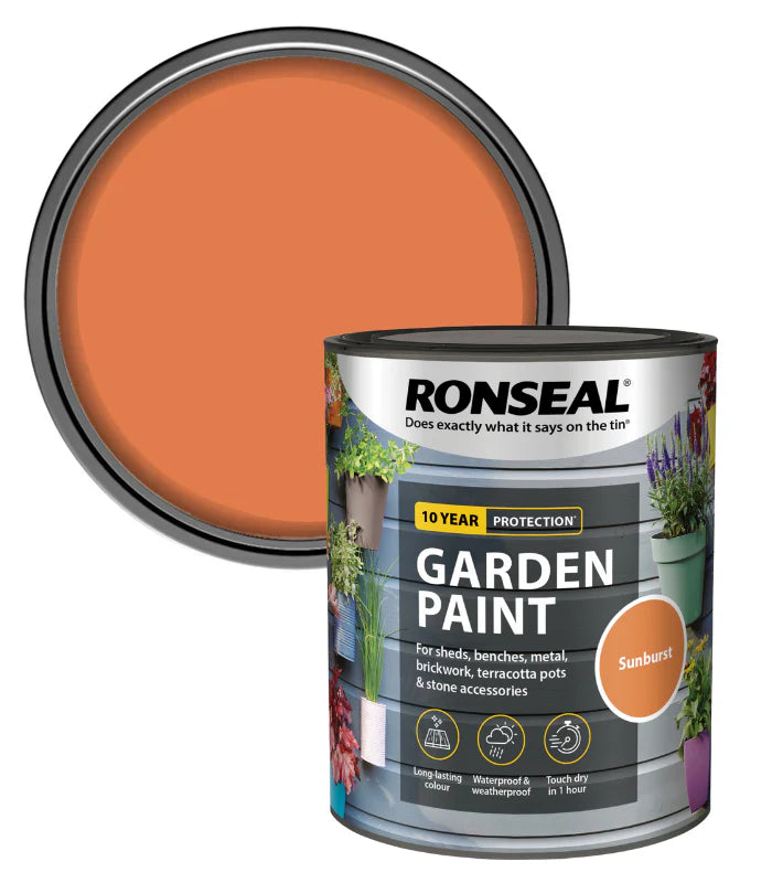 RONSEAL GARDEN PAINT - SUNBURST 750ML