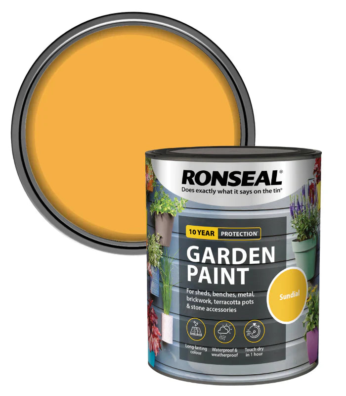 RONSEAL GARDEN PAINT - SUNDIAL 750ML