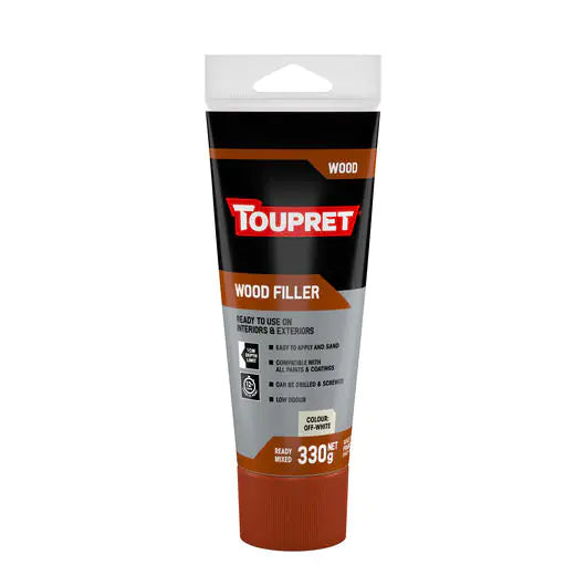 TOUPRET WOOD FILLER (OFF WHITE) 330G
