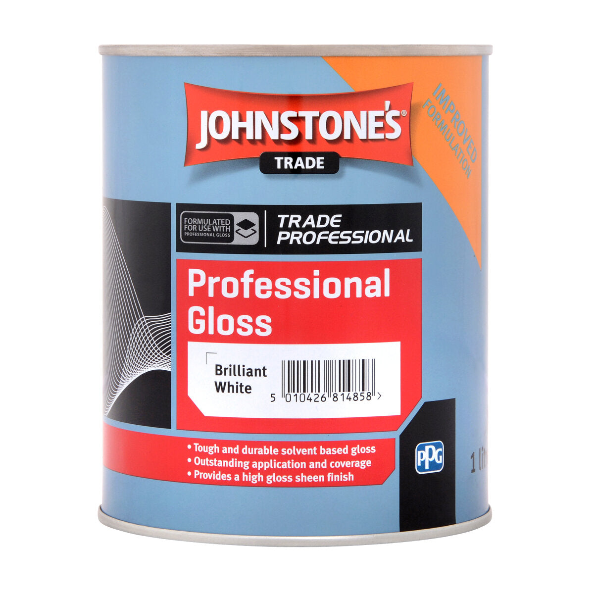 JOHNSTONE'S PROFESSIONAL GLOSS BRILLIANT WHITE 1L
