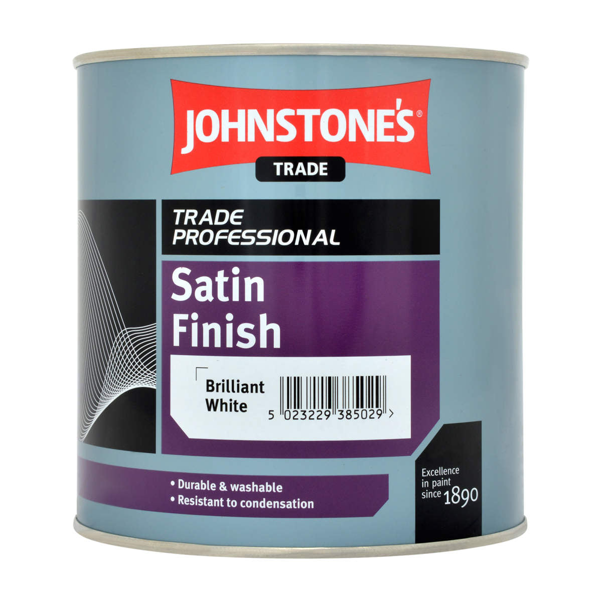 JOHNSTONE'S SATIN FINISH BRILLIANT WHITE 1L