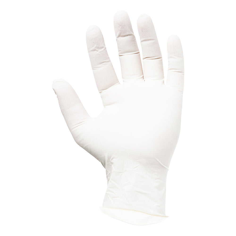 LATEX DISPOSABLE GLOVES MEDIUM 100PK
