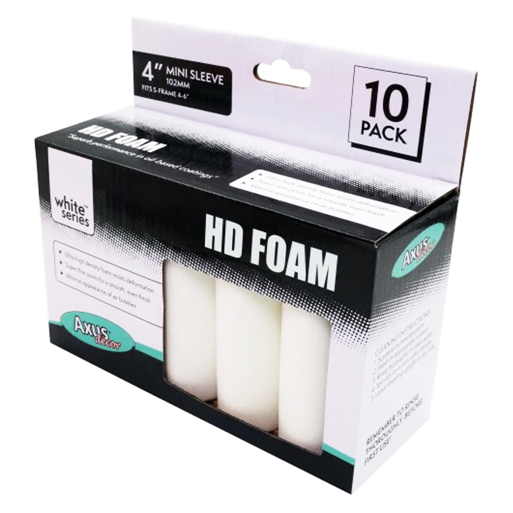 WHITE SERIES HD FOAM SLEEVES (PACK OF 10)