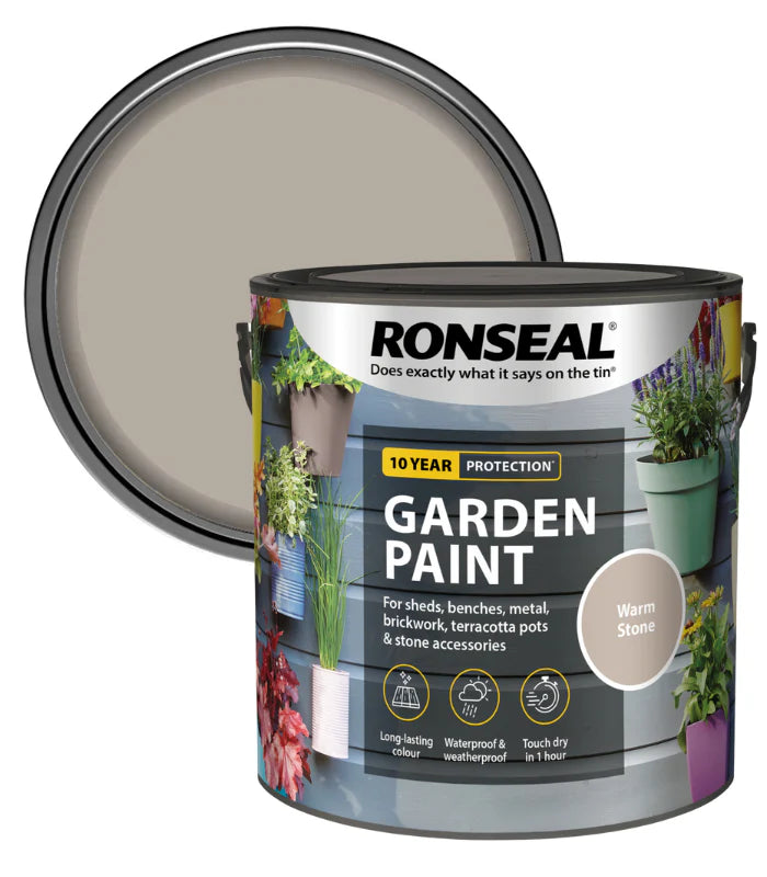 RONSEAL GARDEN PAINT - WARM STONE 2.5LT