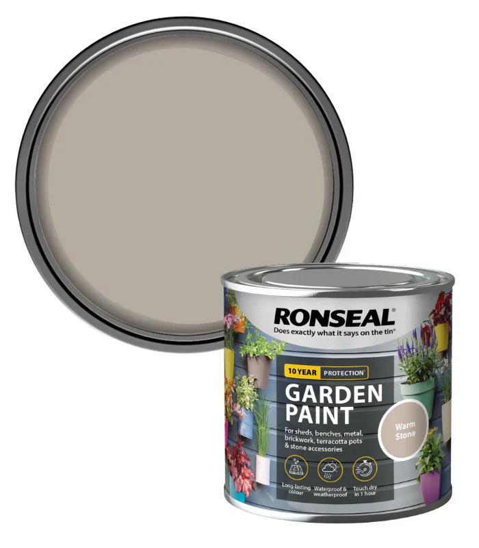 RONSEAL GARDEN PAINT - WARM STONE 250ML