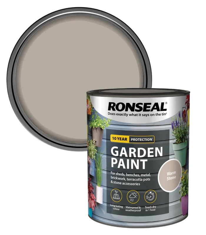 RONSEAL GARDEN PAINT - WARM STONE 750ML