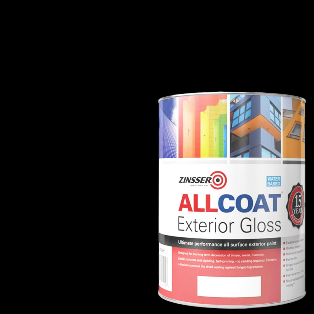 ZINSSER ALLCOAT EXT WB GLOSS BLACK 2.5L