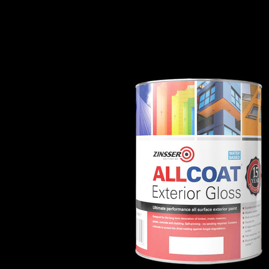 ZINSSER ALLCOAT EXT WB GLOSS BLACK 2.5L