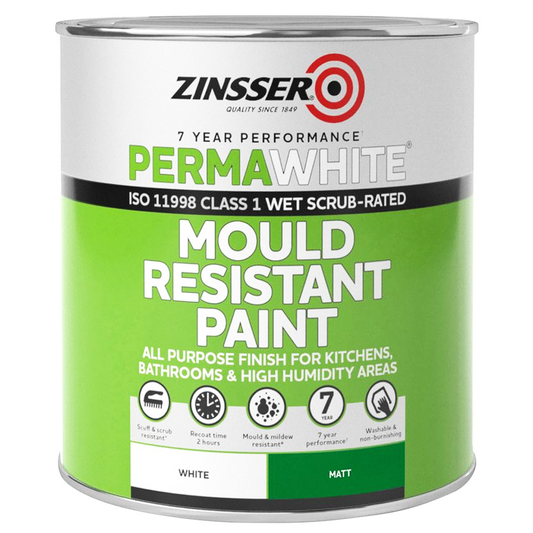 ZINSSER PERMA WHITE MATT 2.5LT