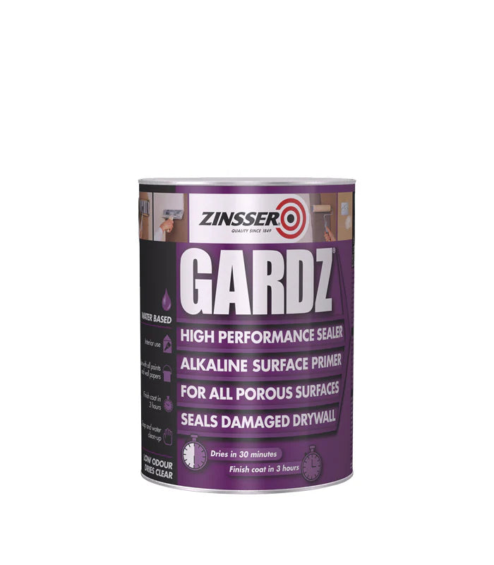 Zinsser GARDZ high performance sealer can on a white background