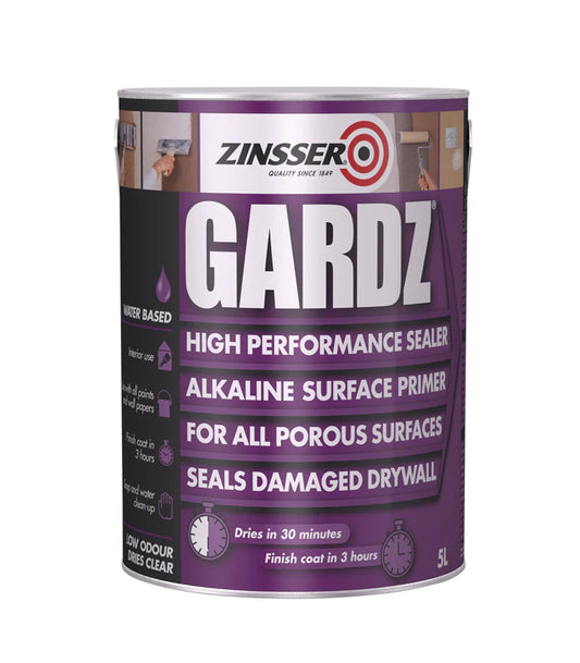 Zinsser Gardz high performance sealer can on a white background