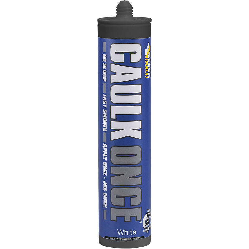 EVERBUILD CAULK ONCE WHITE 380ML