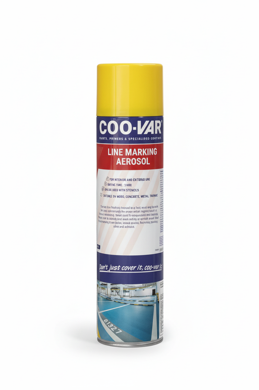Coo-Var Line Marking Aerosol - Yellow Lid